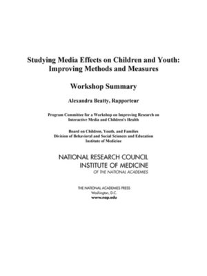 cover image of Studying Media Effects on Children and Youth